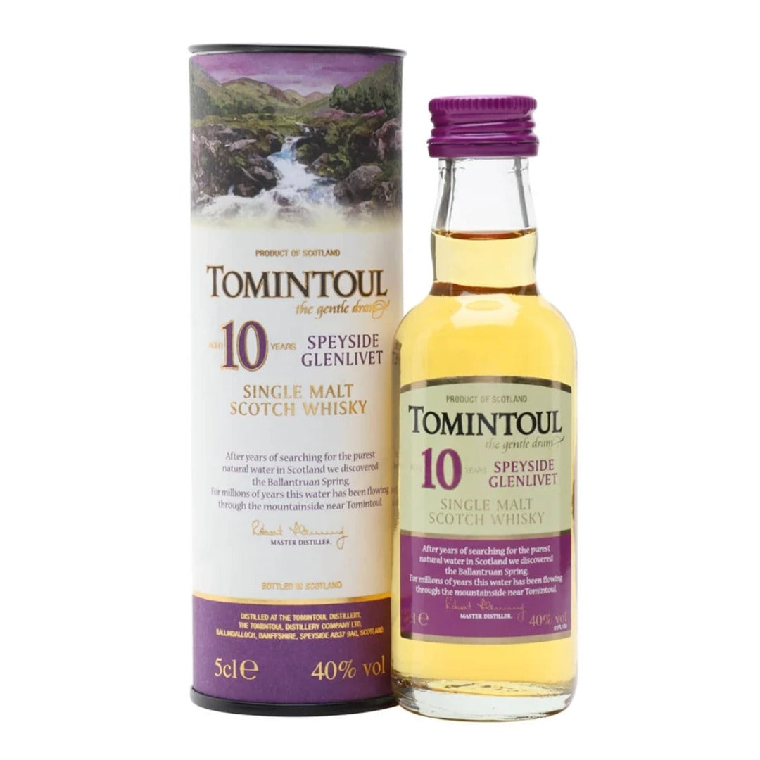 Tomintoul 10 year old 5cl Miniature