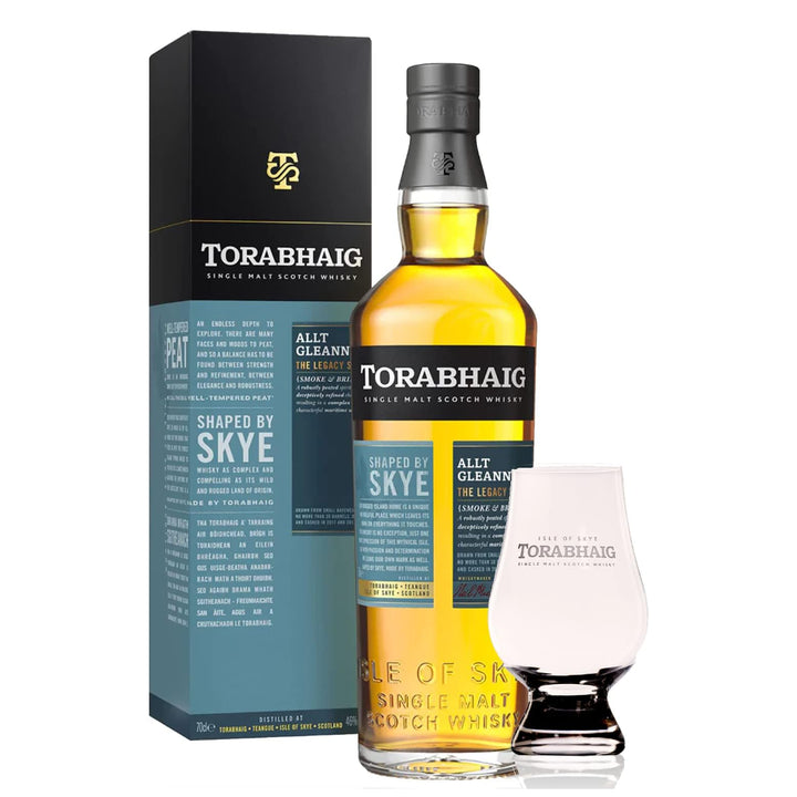 Torabhaig Allt Gleann - The Legacy Series & Branded Glencairn Glass