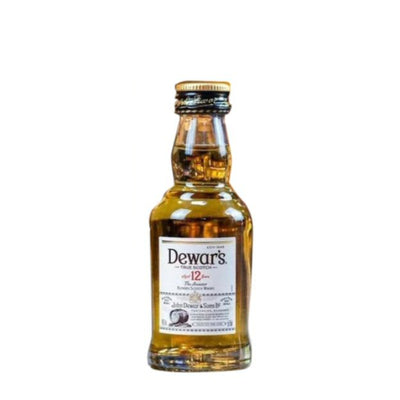Dewar's 12 Year Old 5cl Miniature - The Whisky Stock