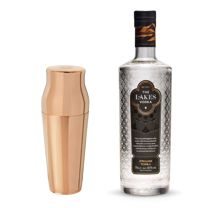 The Lakes Distillery English Vodka & Cocktail Shaker Set