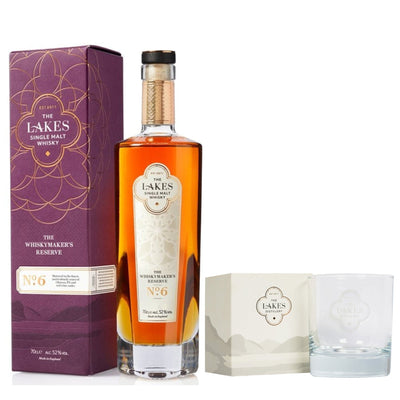 The Lakes Distillery Whiskymaker's Reserve No. 6 & Branded Tumbler - The Whisky Stock