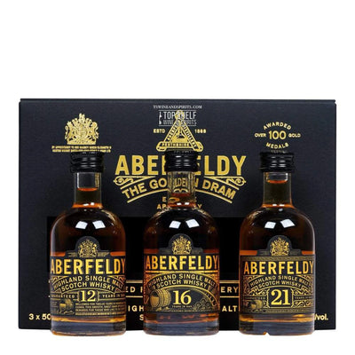 Aberfeldy Tasting Collection 3 x 5cl Miniature Pack - The Whisky Stock