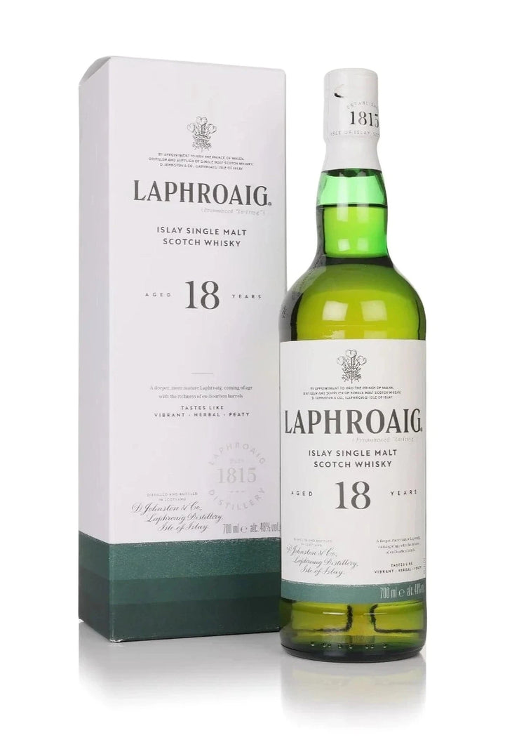 Laphroaig 18 Year Old Single Malt Whisky - The Whisky Stock