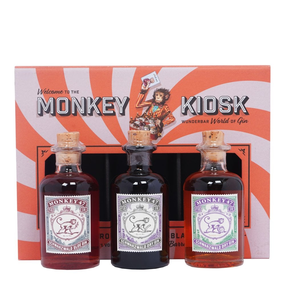 Monkey 47 Kiosk Miniature Gift Pack 3x5cl – The Whisky Stock