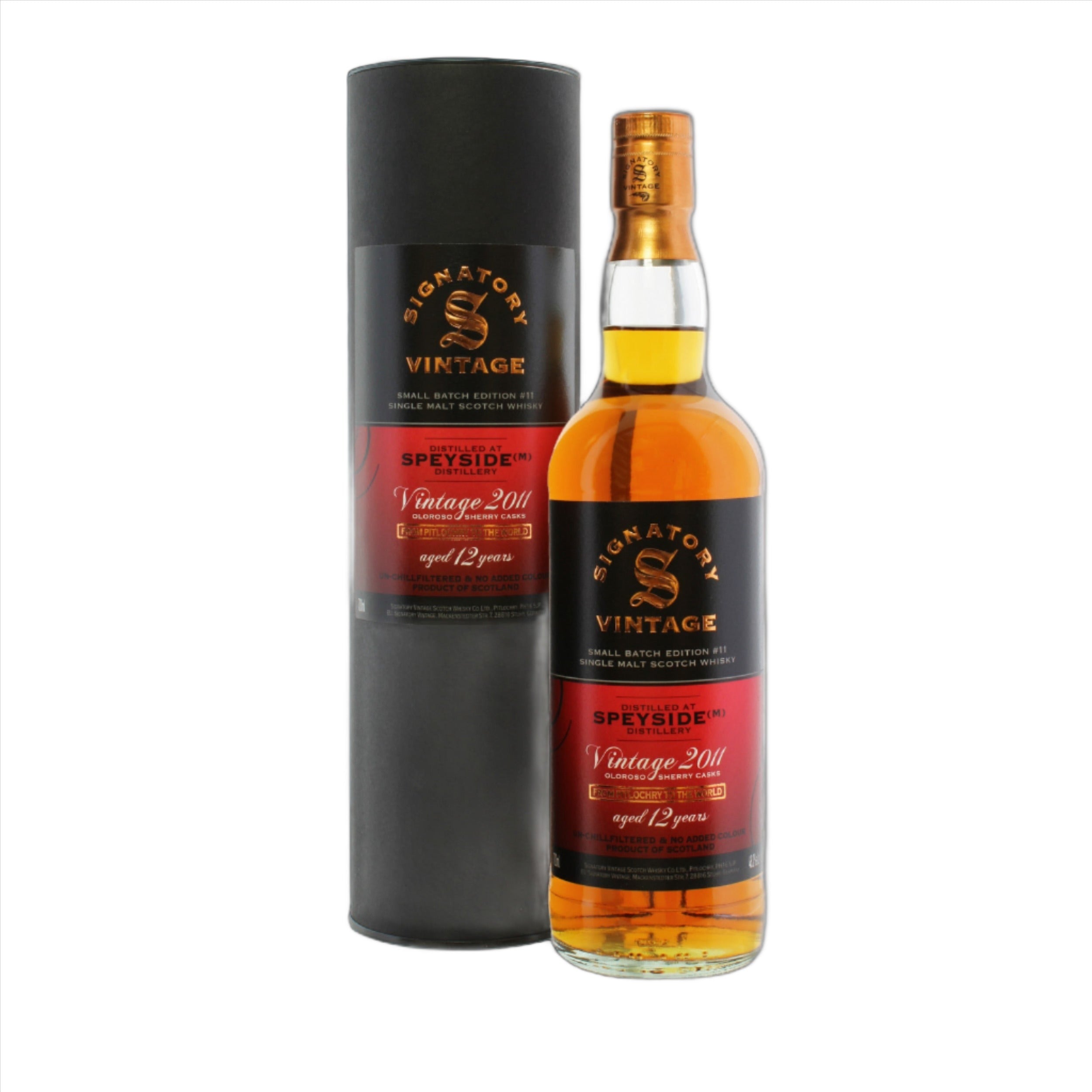Signatory Secret Speyside (M) 2011 Vintage 12 Year Old Small Batch Edition - The Whisky Stock