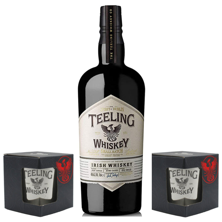 Teeling Small Batch Whiskey & 2 Branded Tumblers