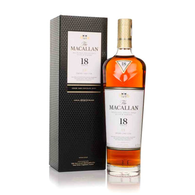 Macallan Sherry Oak 18 Years Old Single Malt 2023 Release - The Whisky Stock