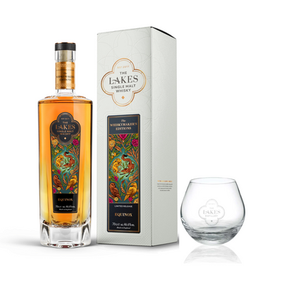 The Lakes Distillery Whiskymaker's Edition Equinox & Branded Rocking Glass - The Whisky Stock