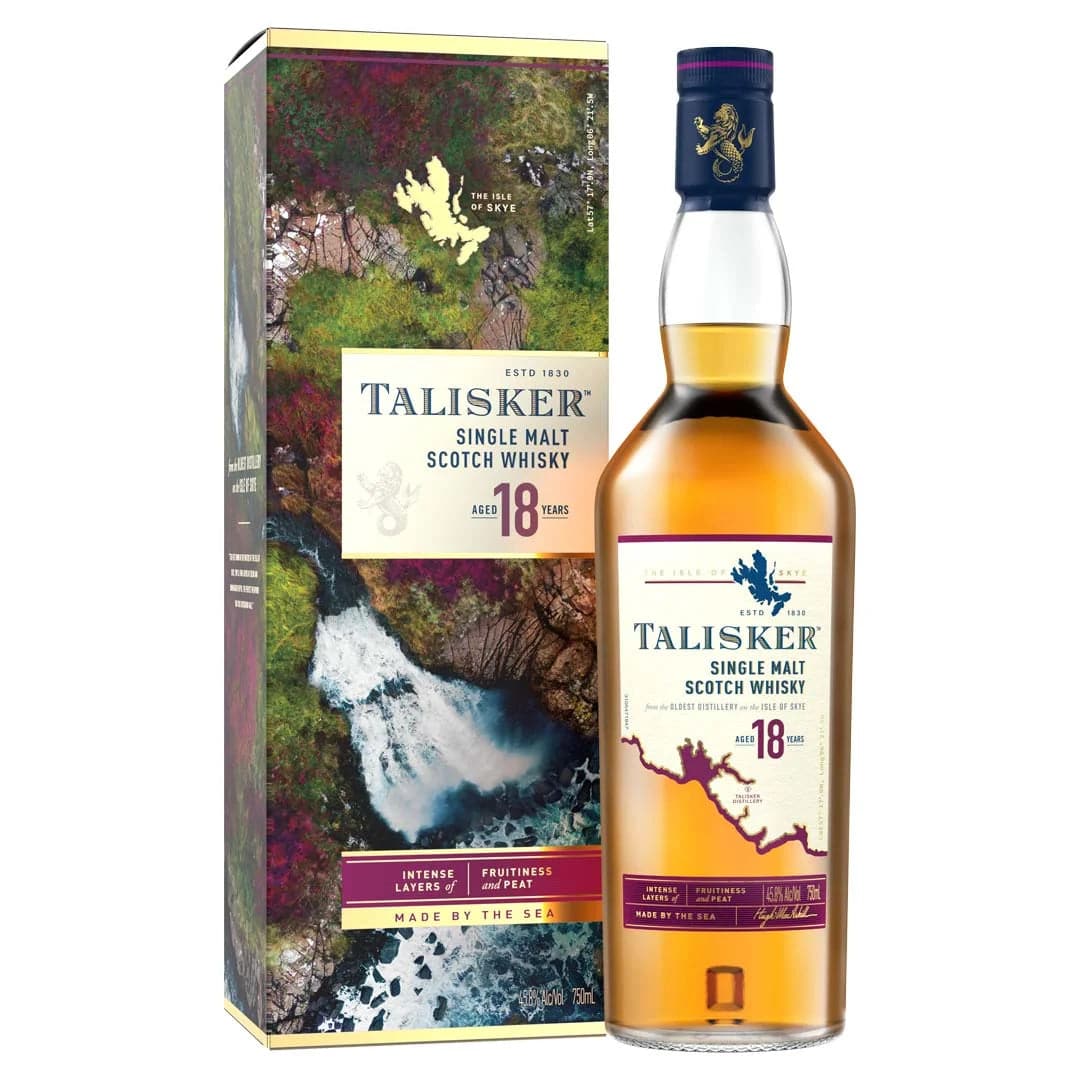 Talisker 18 Year Old Single Malt Scotch Whisky - The Whisky Stock