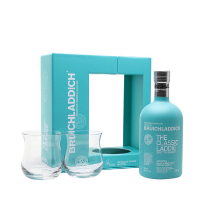 Bruichladdich Classic Laddie & 2 Glasses Gift Pack - The Whisky Stock