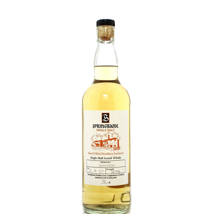 Springbank Hand Filled Distillery Exclusive Single Malt Whisky - The Whisky Stock