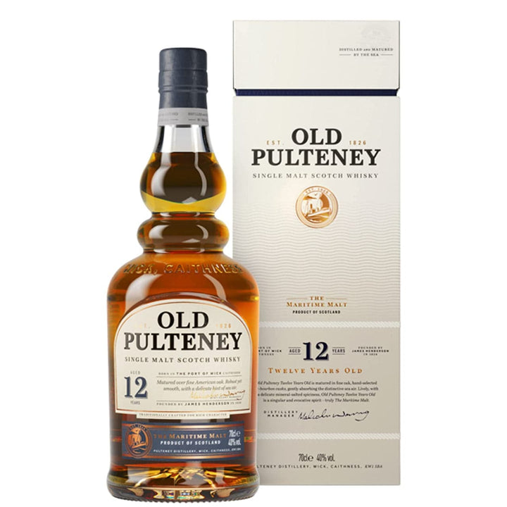 Old Pulteney 12 Year Old Single Malt Scotch Whisky - The Whisky Stock