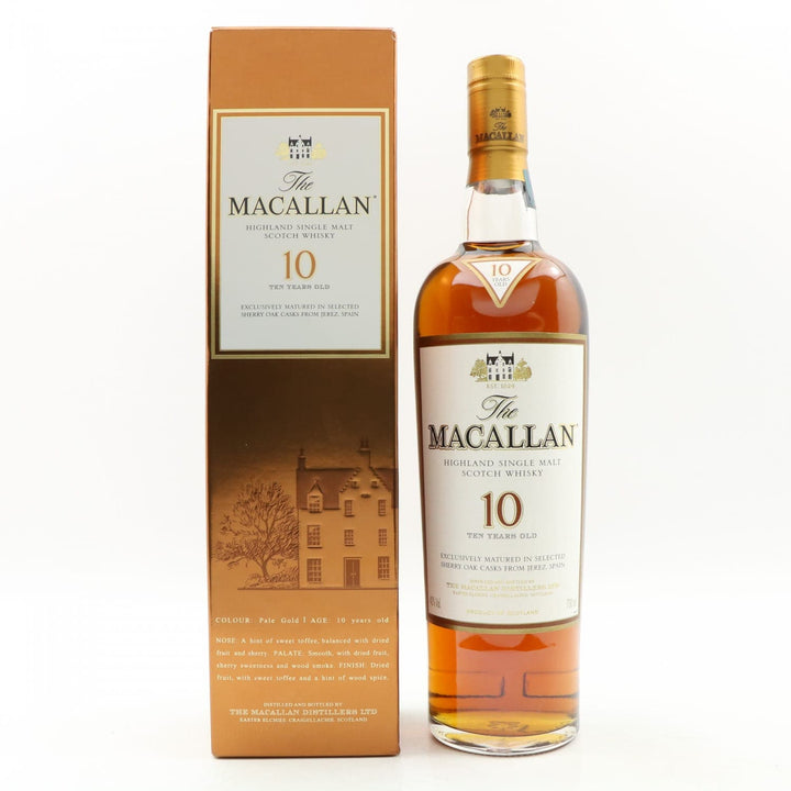 Macallan 10 Year Old Sherry Single Malt Old Bottling