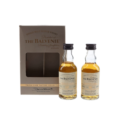 Balvenie Triple Cask 12 Year Old & 16 Year Old 2 x 5cl Miniatures - The Whisky Stock