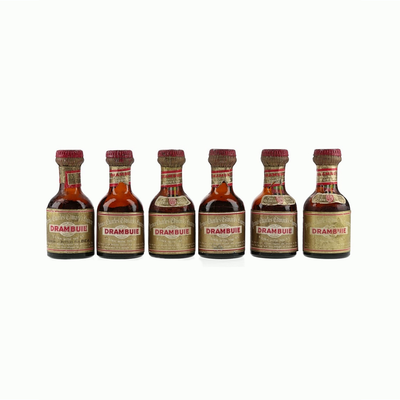 Drambuie Bottled 1960s 6 x 5cl Miniatures - The Whisky Stock