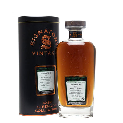 GlenAllachie 15 Year Old 2007 (cask 900166) Cask Strength Collection (Signatory) - The Whisky Stock