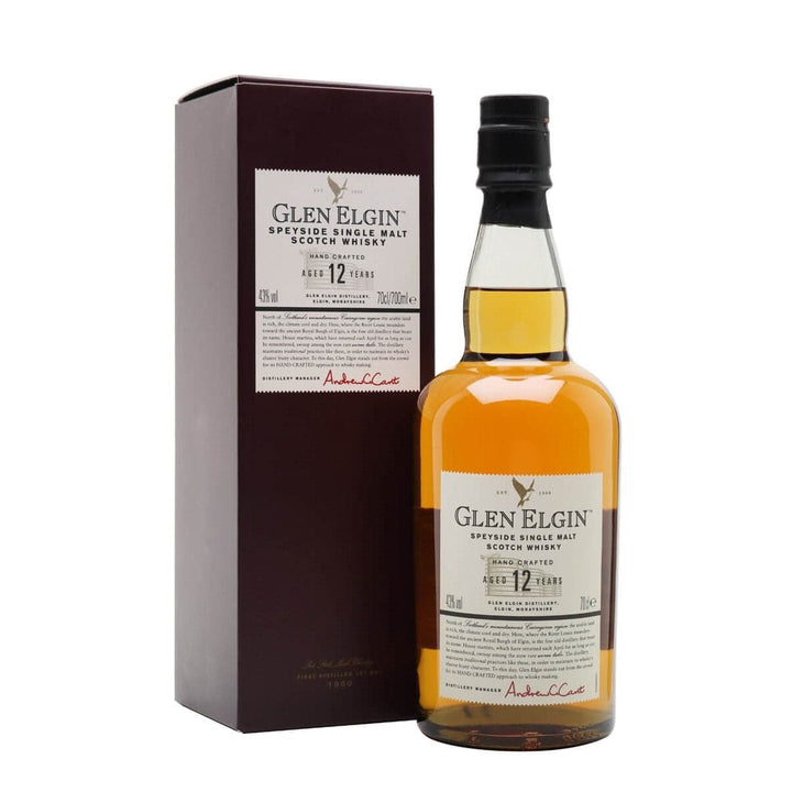 Glen Elgin 12 Year Old Single Malt Scotch Whisky - The Whisky Stock