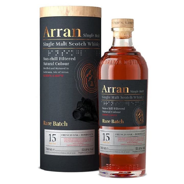 Arran 15 Year Old Rare Batch Bordeaux Limited Edition Single Malt - The Whisky Stock