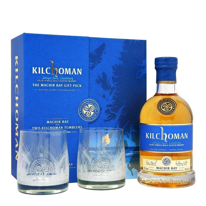 Kilchoman Machir Bay Gift Pack with 2 x Glasses - The Whisky Stock