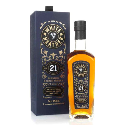 White Heather 21 Year Old Blended Scotch Whisky - The Whisky Stock