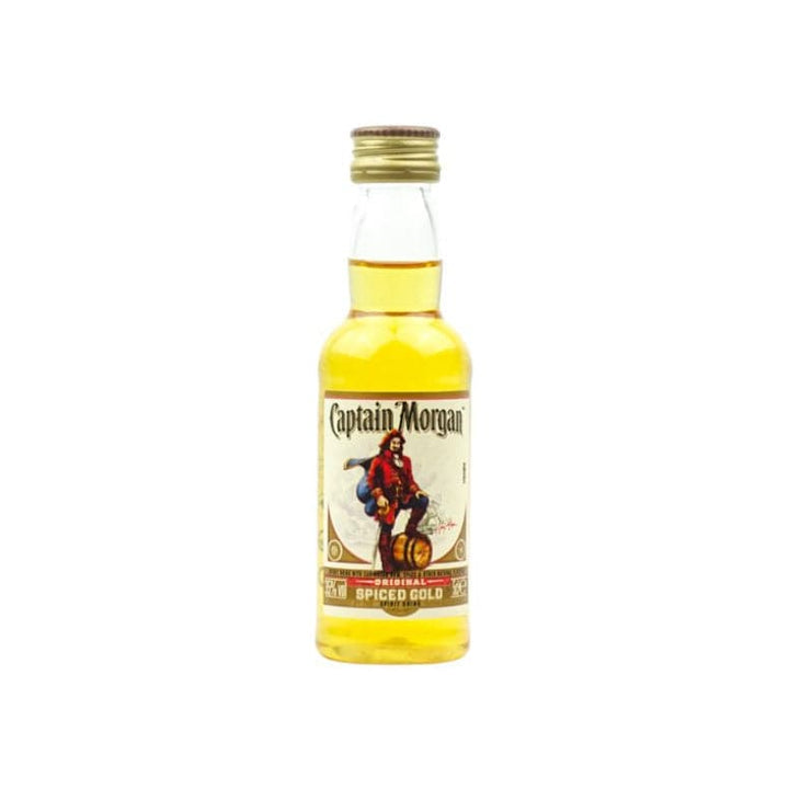 Captain Morgan Spiced Gold Rum Miniature - The Whisky Stock