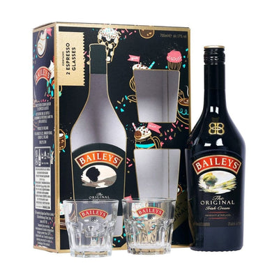 Baileys Original Gift Pack with 2x Espresso Glasses - The Whisky Stock