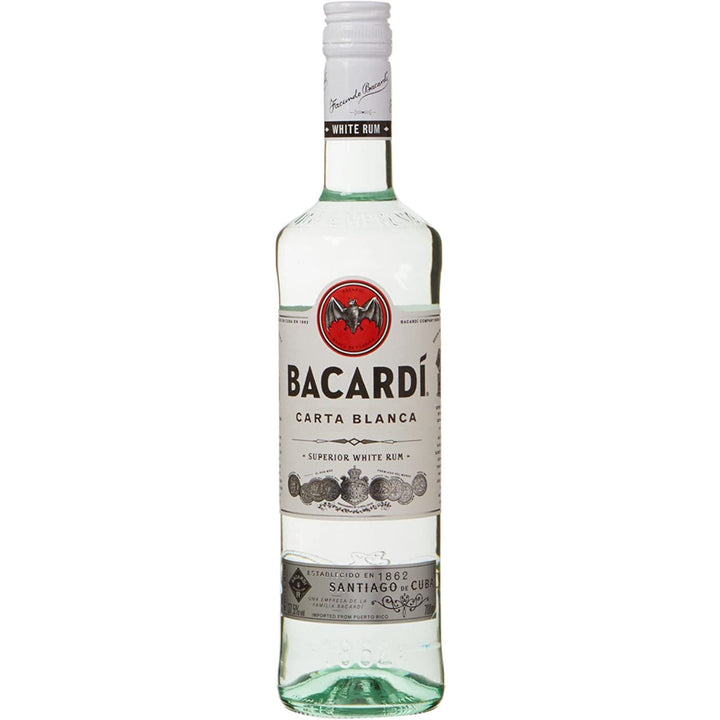 Bacardi Carta Blanca White Rum - The Whisky Stock