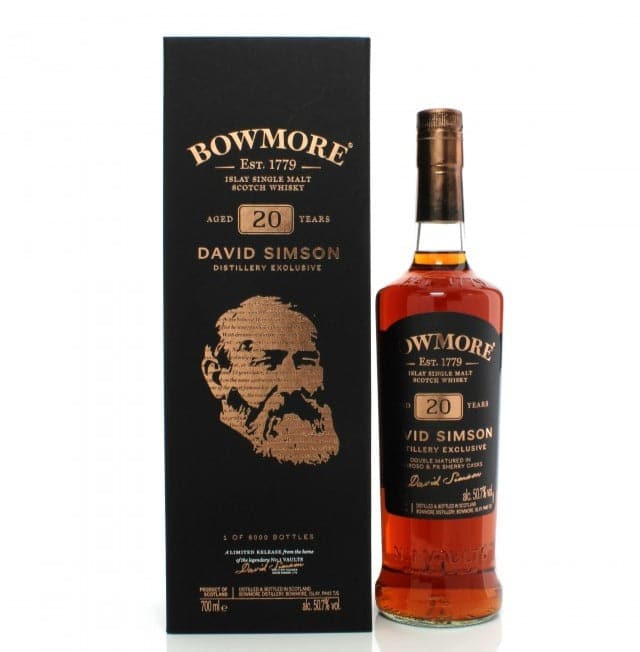 Bowmore 20 Year Old David Simson - Distillery Exclusive 2020 Single Malt - The Whisky Stock