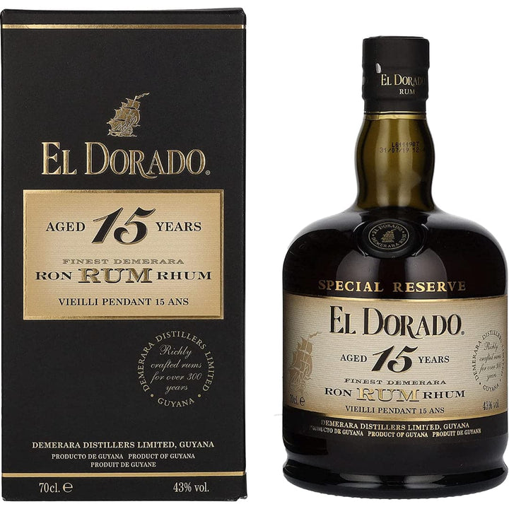 El Dorado 15 Year Old Old Special Reserve Rum - The Whisky Stock