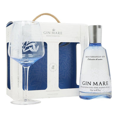 Gin Mare Mediterranean Gin Glass Gift Pack