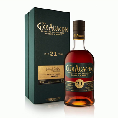 GlenAllachie 21 Year Old Cask Strength Batch 3 Single Malt Scotch Whisky - The Whisky Stock