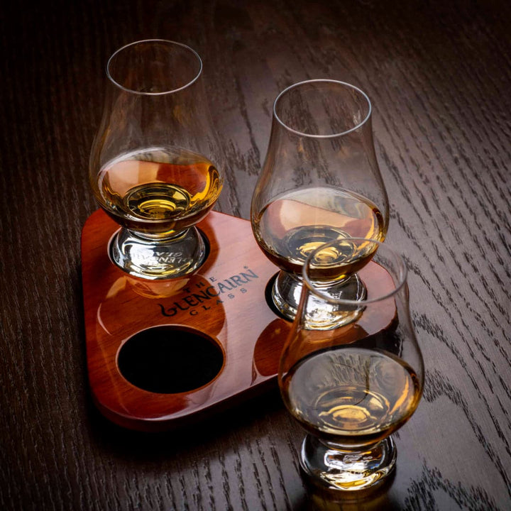 Glencairn Oak Whisky Tasting Flight Tray - The Whisky Stock