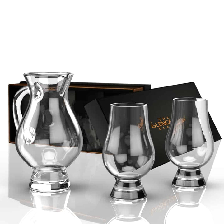 Glencairn Jug Set with 2 Glasses in Premium Black Box - The Whisky Stock