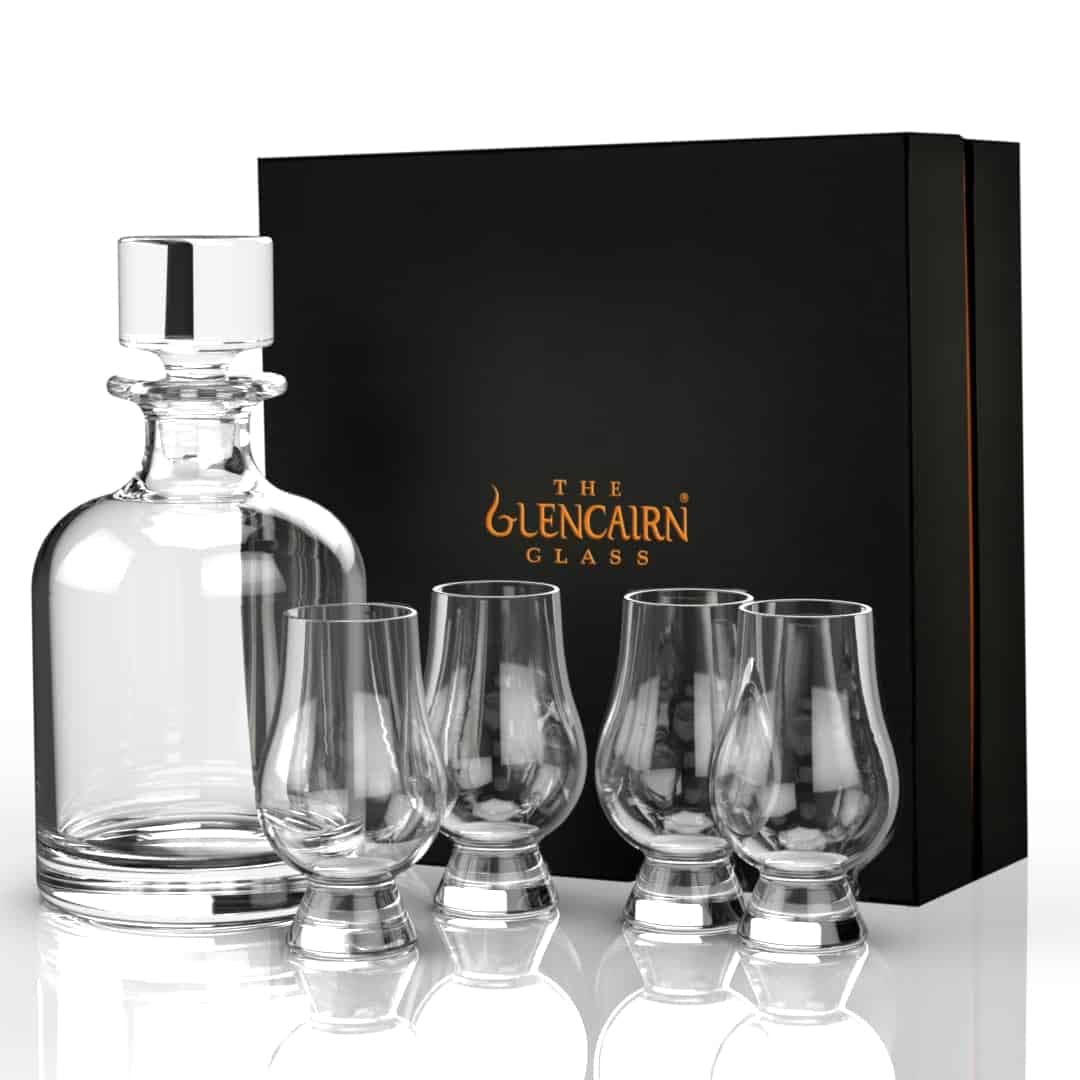 Glencairn Whisky Decanter and Set of 4 Glasses - The Whisky Stock