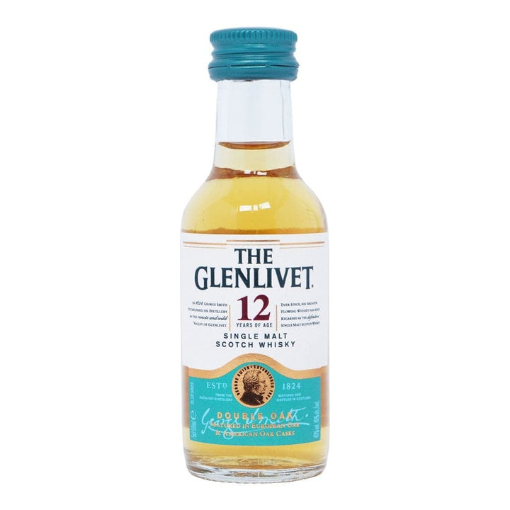 Glenlivet 12 Year Old 5cl Miniature - The Whisky Stock