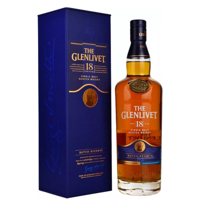 Glenlivet 18 Year Old single malt scotch whisky