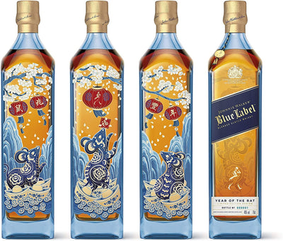 Johnnie Walker Blue Label Chinese New Year 2020 Year Of The Rat - The Whisky Stock