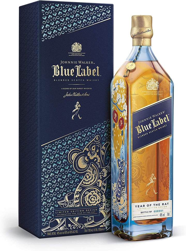 Johnnie Walker Blue Label Chinese New Year 2020 Year Of The Rat - The Whisky Stock