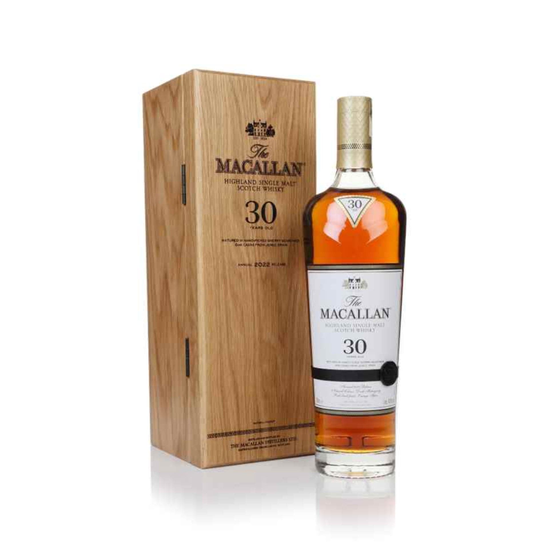 Macallan 30 Years Old Sherry Oak 2022 Release - The Whisky Stock