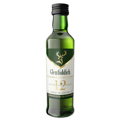 Glenfiddich 12 Year Old 5cl Miniature - The Whisky Stock