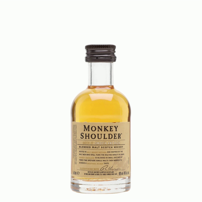 Monkey Shoulder Blended Malt Scotch Whisky 5cl Miniature - The Whisky Stock