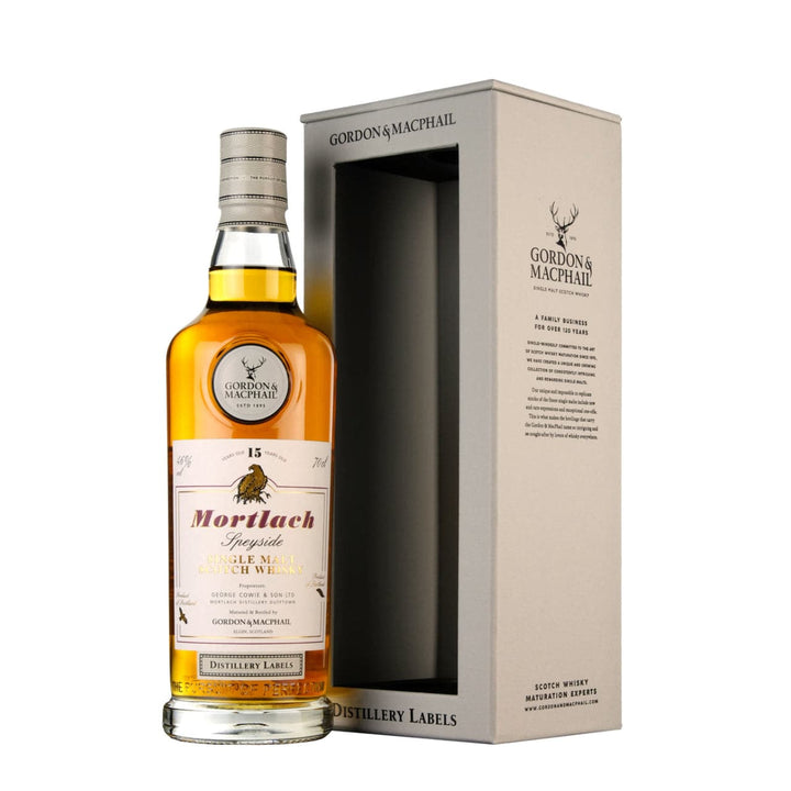 Mortlach 15 Year Old Gordon & MacPhail Distillery Labels - The Whisky Stock