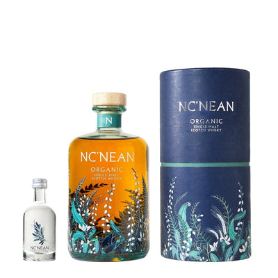 Nc'Nean Organic Whisky & Nc'Nean Botanical Spirit Miniature - The Whisky Stock