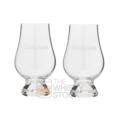 GlenAllachie 8, 12 & 15 Year Old & 2 Branded Nosing Glasses Set - The Whisky Stock