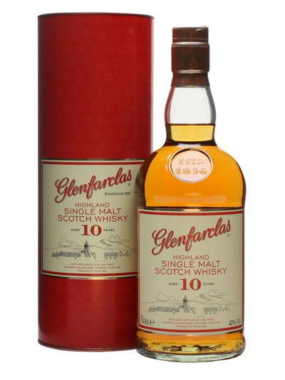 Glenfarclas 10 Year Old Single Malt Whisky - The Whisky Stock