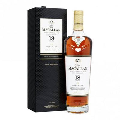 Macallan 18 Year Old Sherry Oak 2019 Release - The Whisky Stock