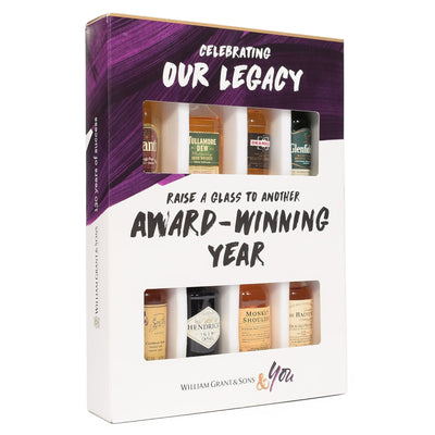 William Grant & Son's 'Celebrating Our Legacy' Miniature Gift Pack 8 x 5cl - The Whisky Stock