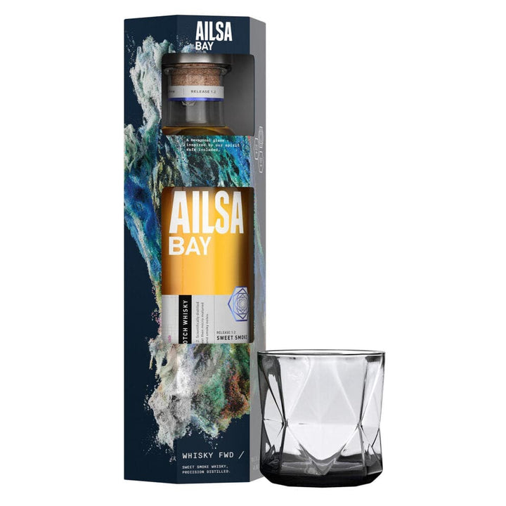 Ailsa Bay 1.2 Sweet Smoke Glass Gift Set - The Whisky Stock