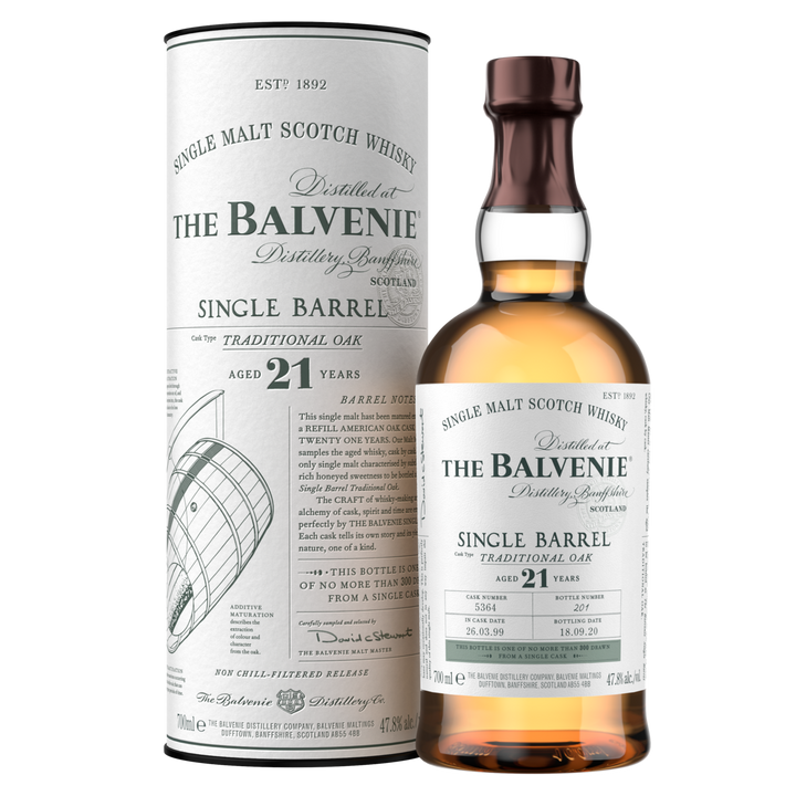 Balvenie 21 Year Old Single Barrel Scotch Whisky - The Whisky Stock