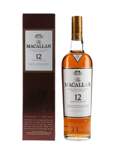 Macallan 12 Year Old Sherry Oak Old Style - The Whisky Stock